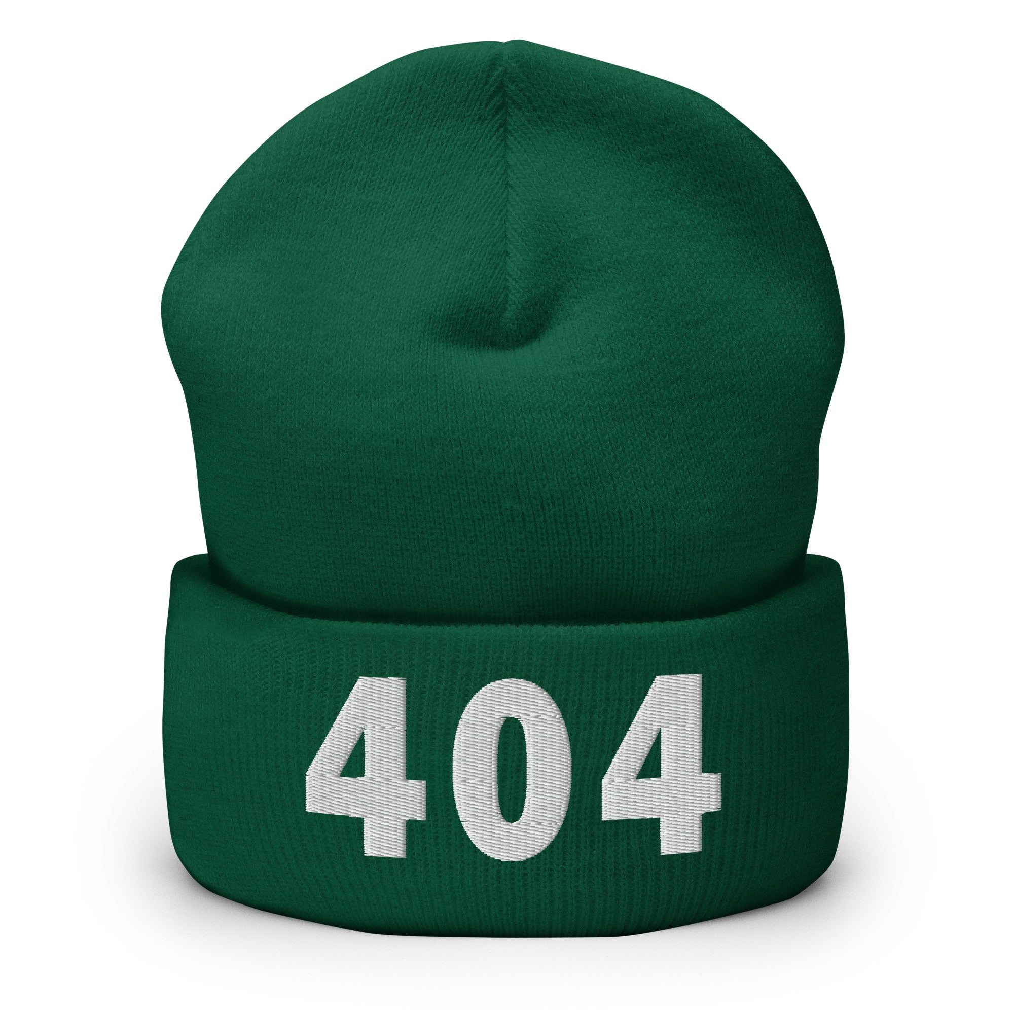 404 Area Code Cuffed Beanie