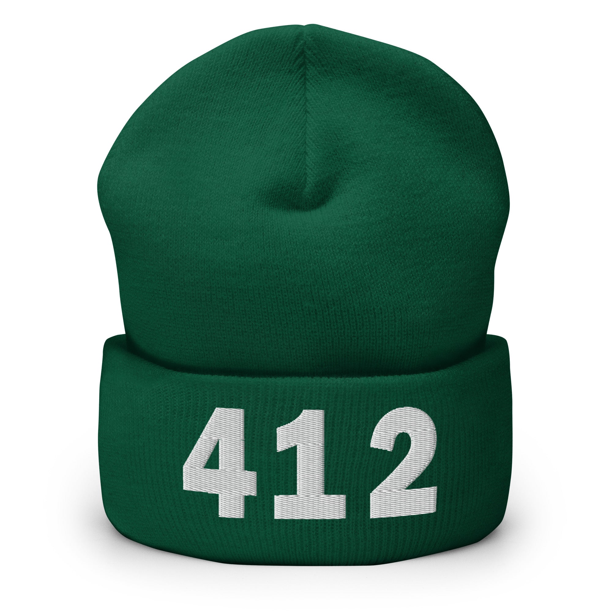 412 Area Code Cuffed Beanie