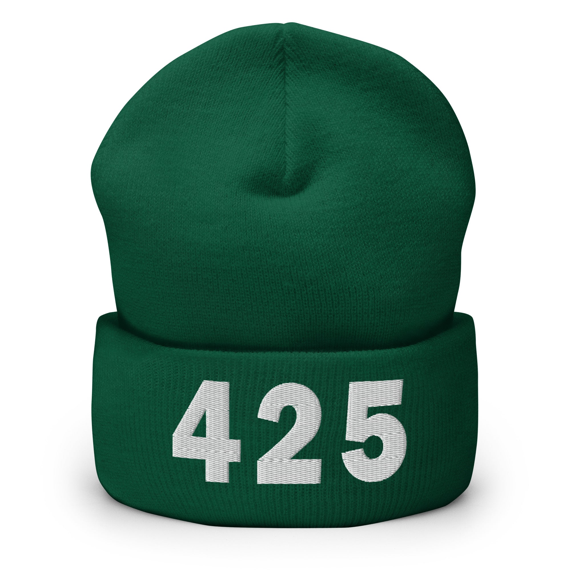 425 Area Code Cuffed Beanie