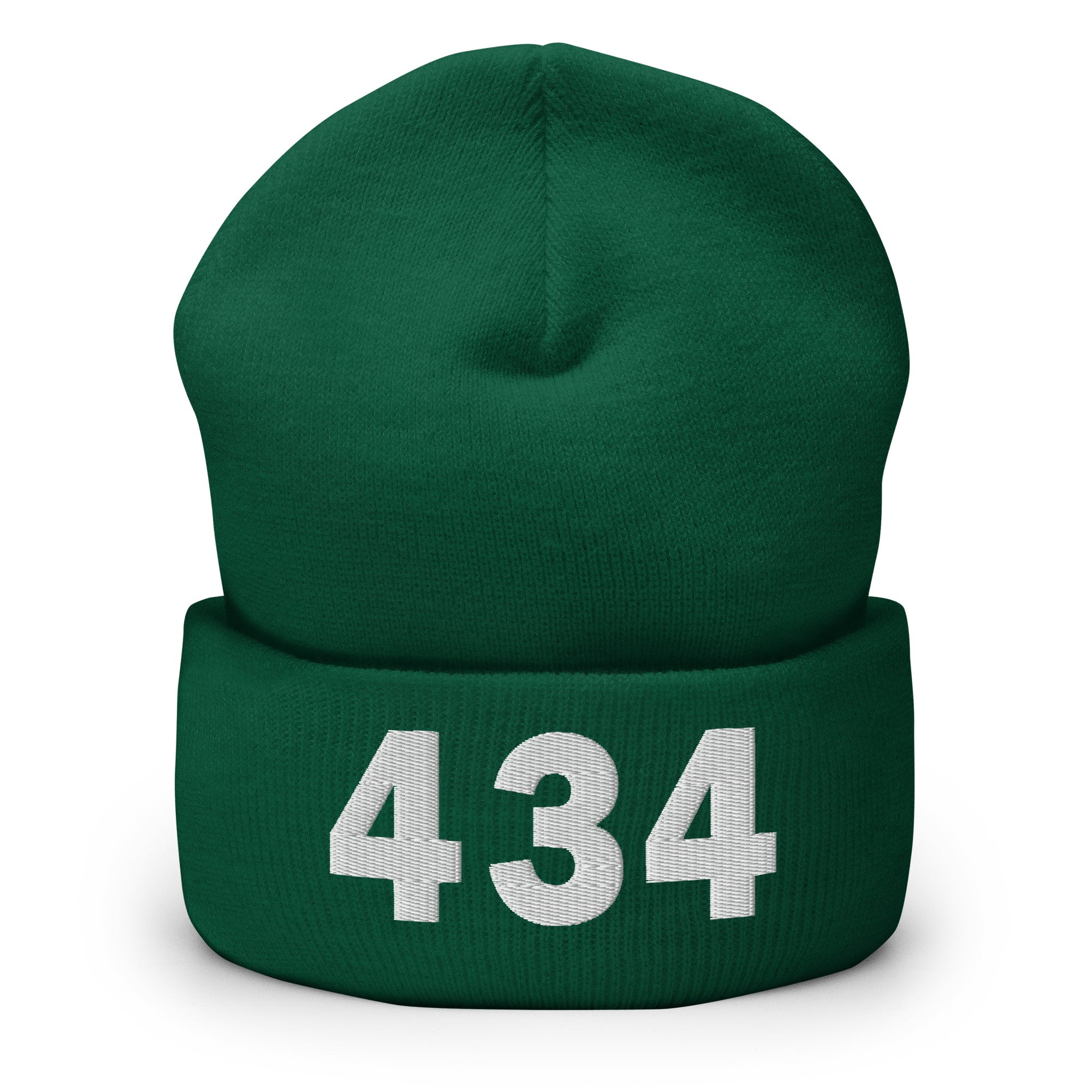 434 Area Code Cuffed Beanie