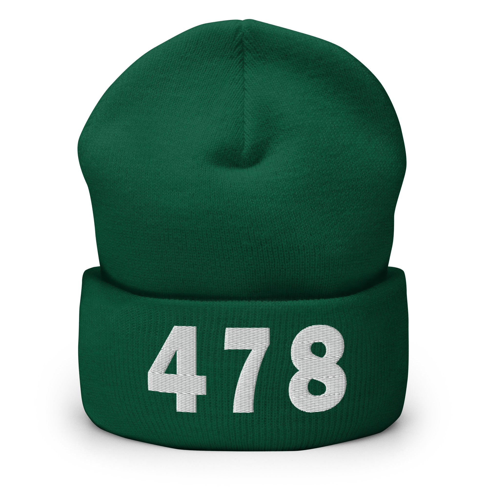 478 Area Code Cuffed Beanie