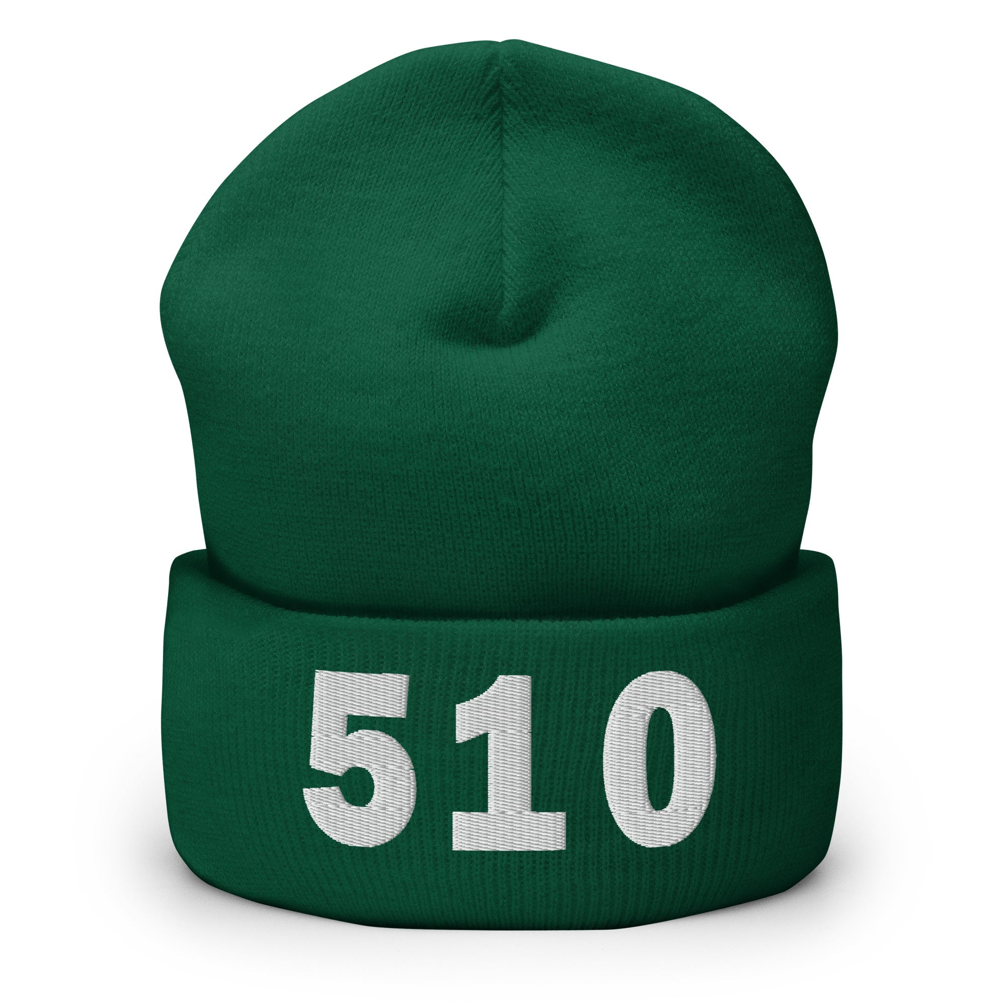 510 Area Code Cuffed Beanie