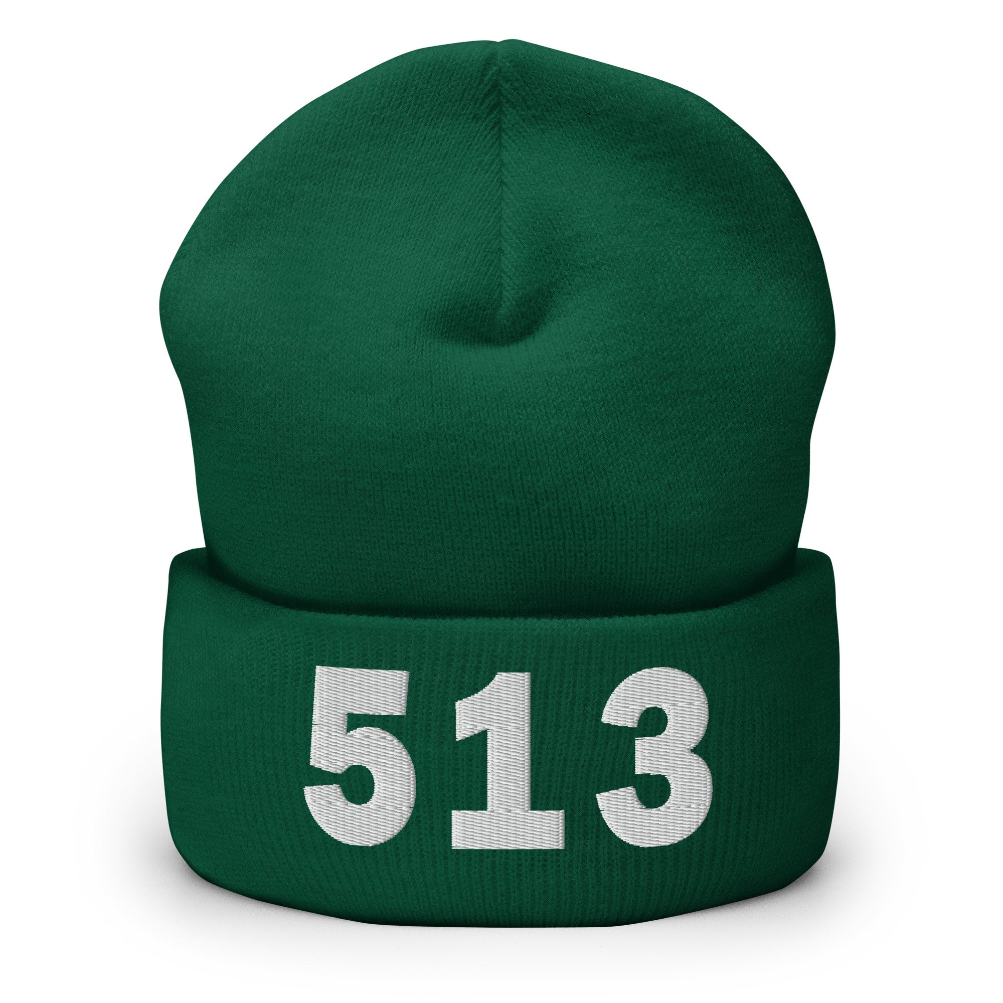513 Area Code Cuffed Beanie