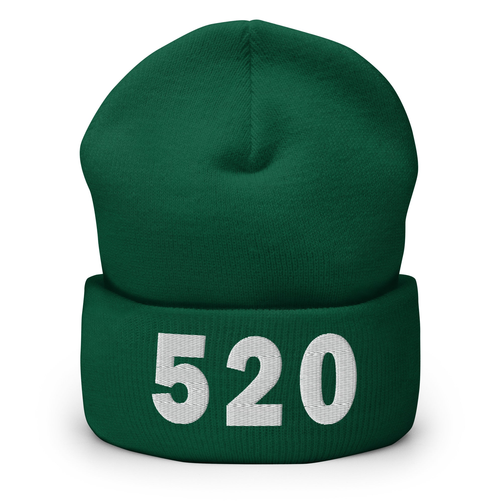 520 Area Code Cuffed Beanie