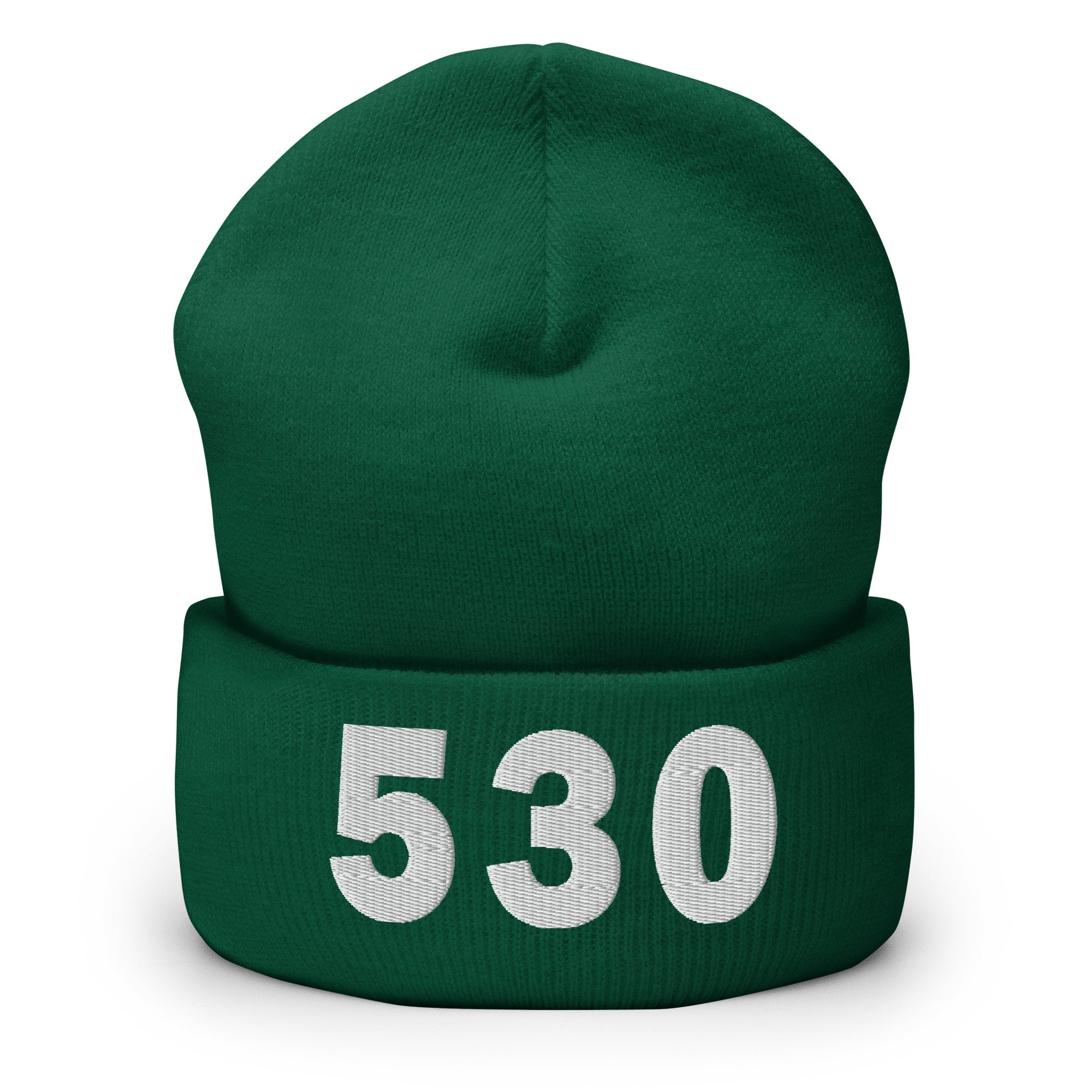 530 Area Code Cuffed Beanie