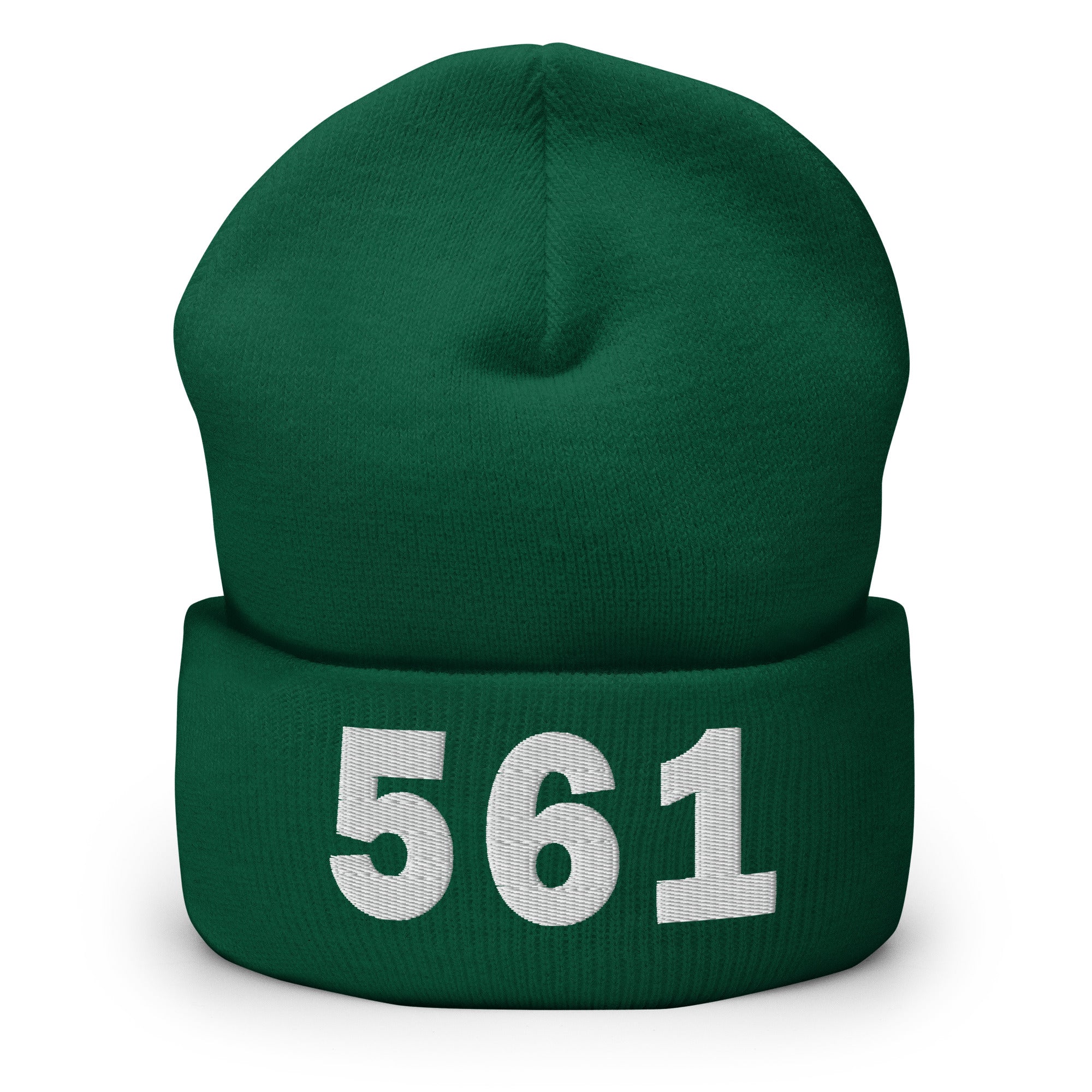 561 Area Code Cuffed Beanie