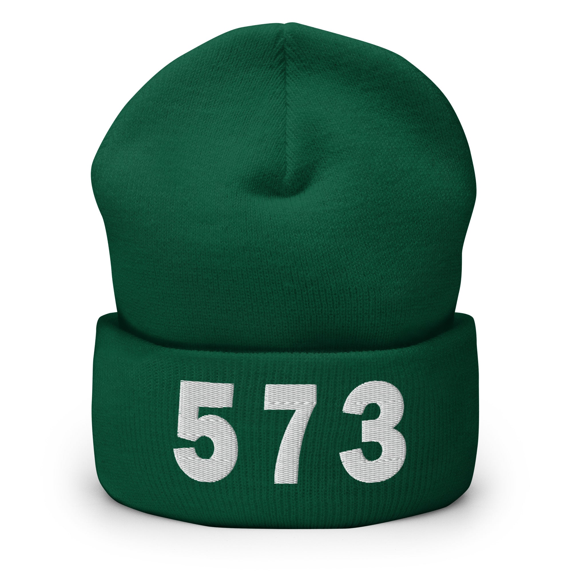 573 Area Code Cuffed Beanie