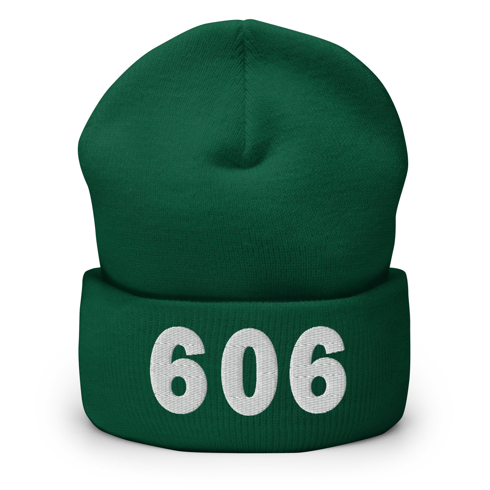606 Area Code Cuffed Beanie