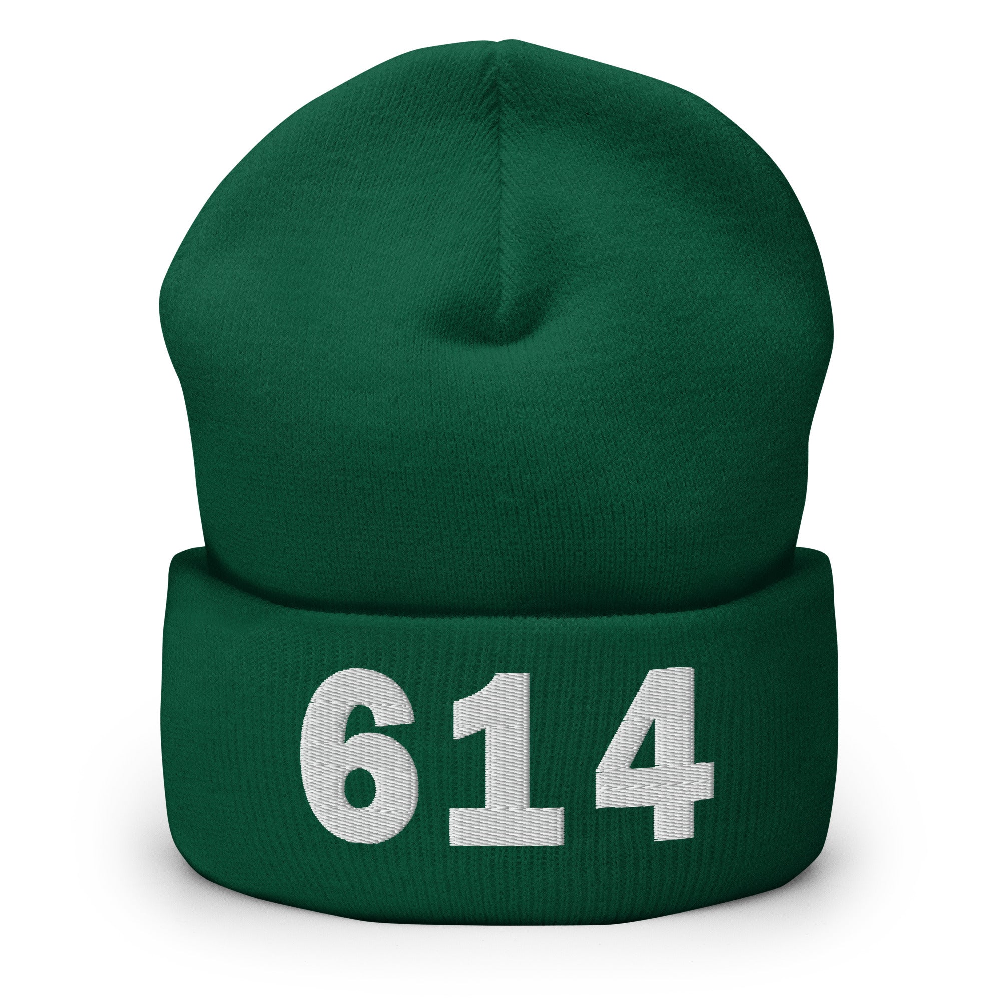 614 Area Code Cuffed Beanie