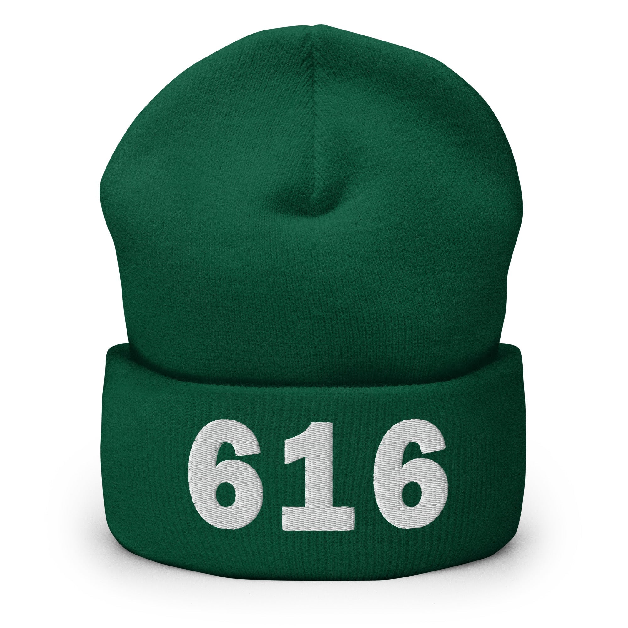 616 Area Code Cuffed Beanie