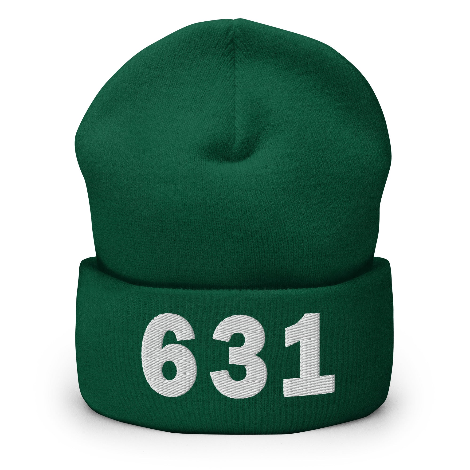 631 Area Code Cuffed Beanie