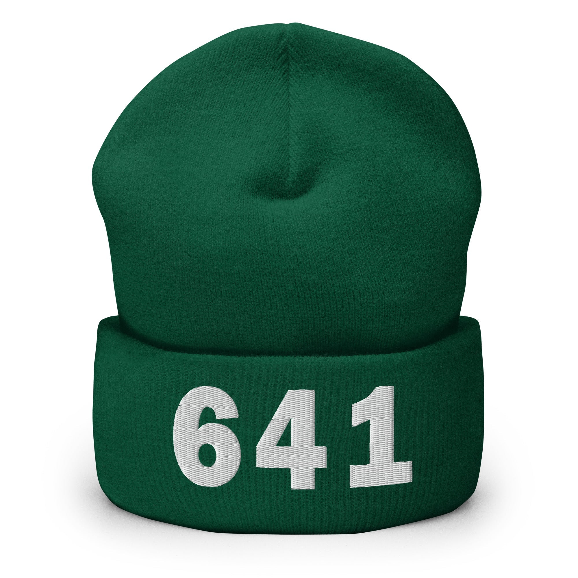 641 Area Code Cuffed Beanie