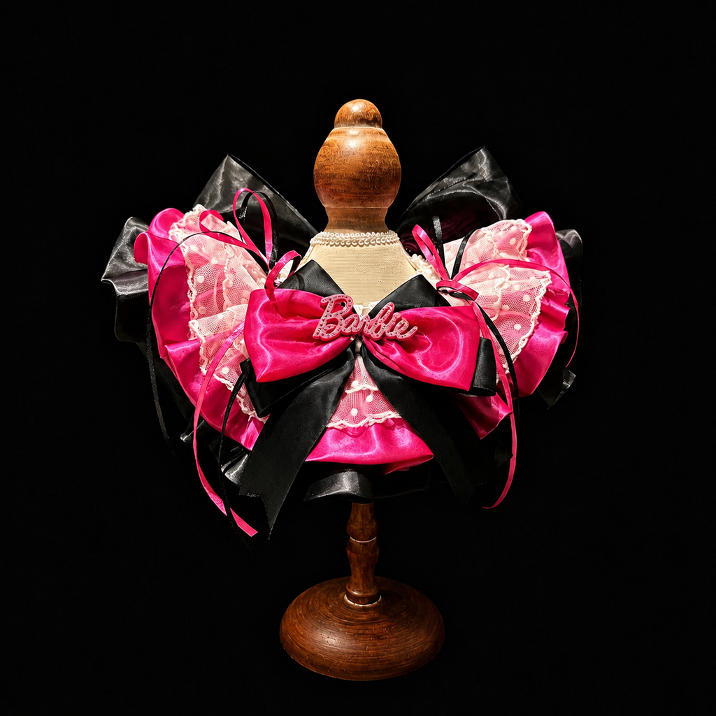 Babi Satin Lace Pet Bib Collar