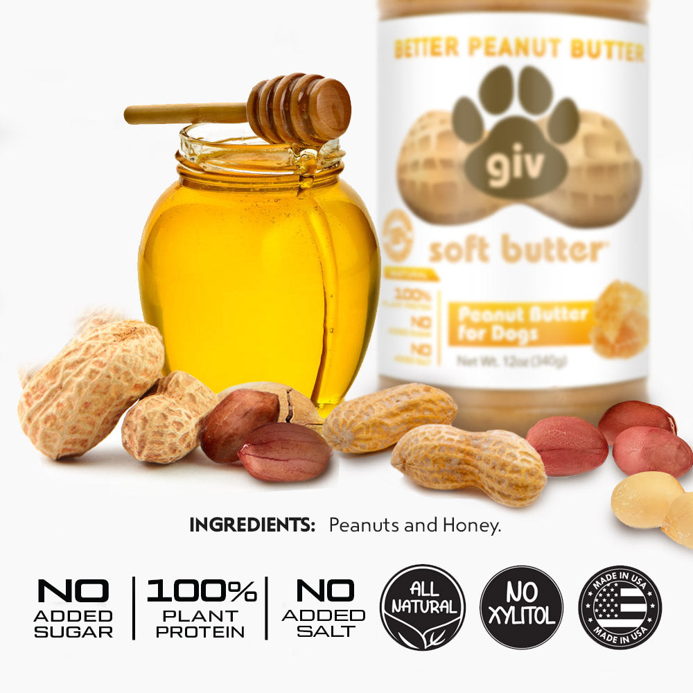 Dog Peanut Butter Bundle 3 Jar Pack