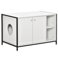 Hidden Cat Litter Box Enclosure
