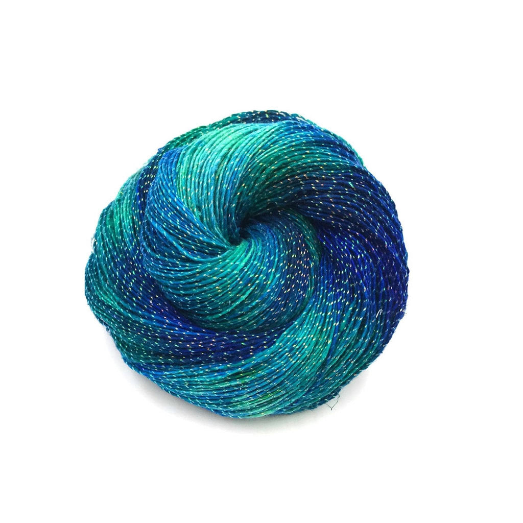 Lace Weight 100% Recycled Silk Yarn