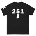 251 Area Code Men's Classic T Shirt