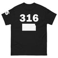 316 Area Code Men's Classic T Shirt