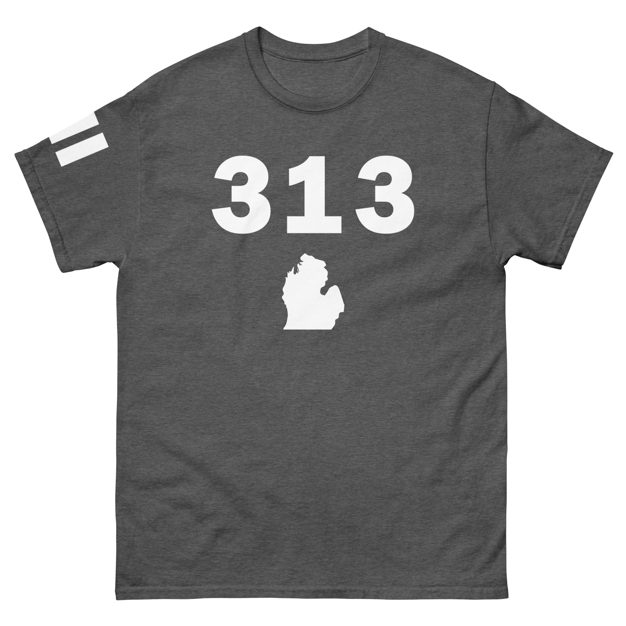 313 Area Code Men's Classic T Shirt