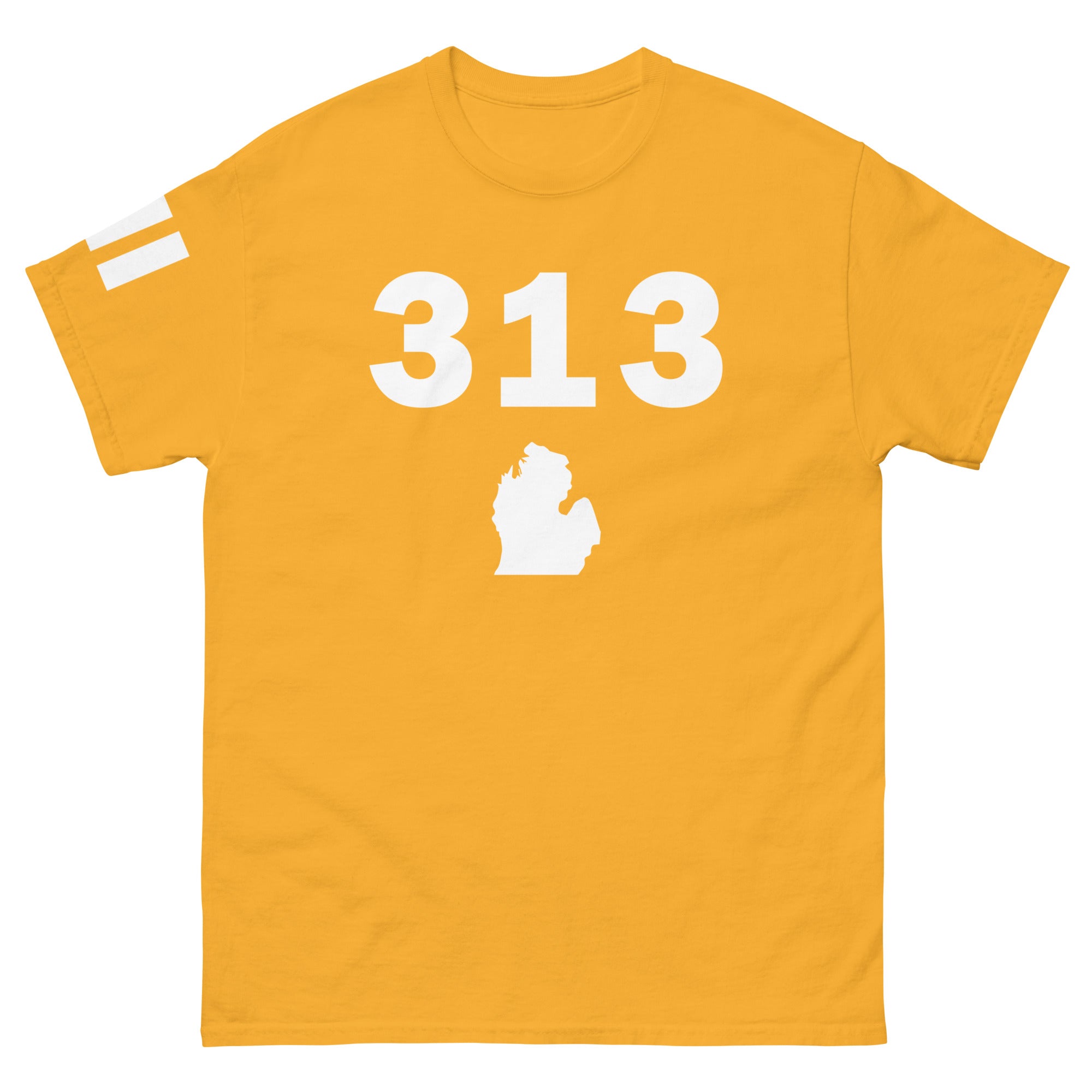 313 Area Code Men's Classic T Shirt
