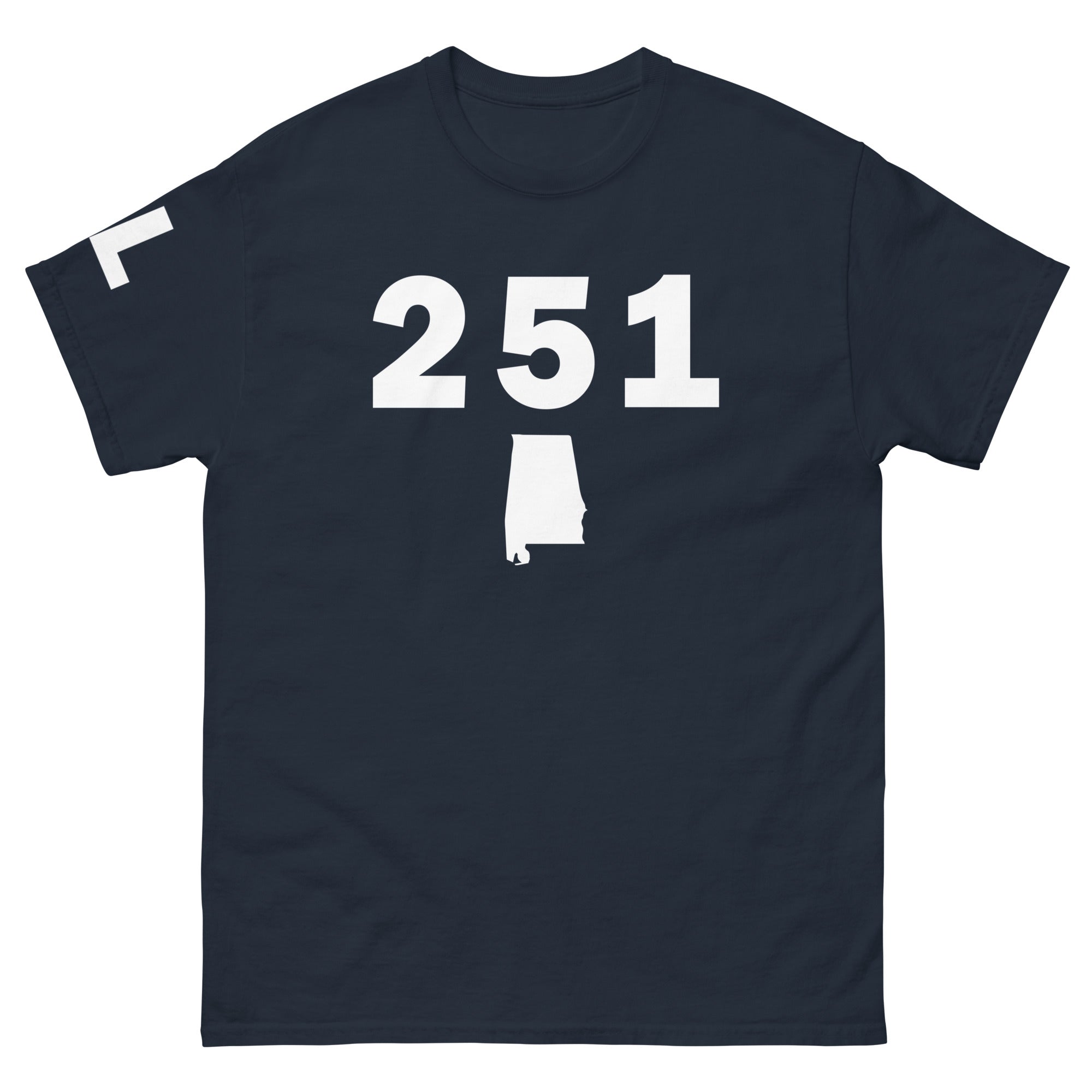 251 Area Code Men's Classic T Shirt