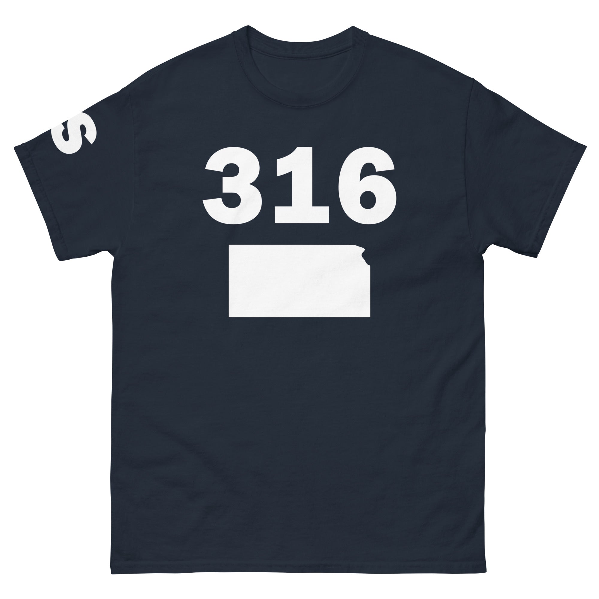 316 Area Code Men's Classic T Shirt