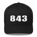 843 Area Code Trucker Hat