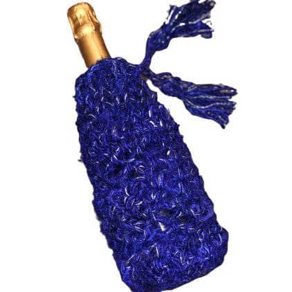 New Year's Eve Bottle Cover Crochet Kit