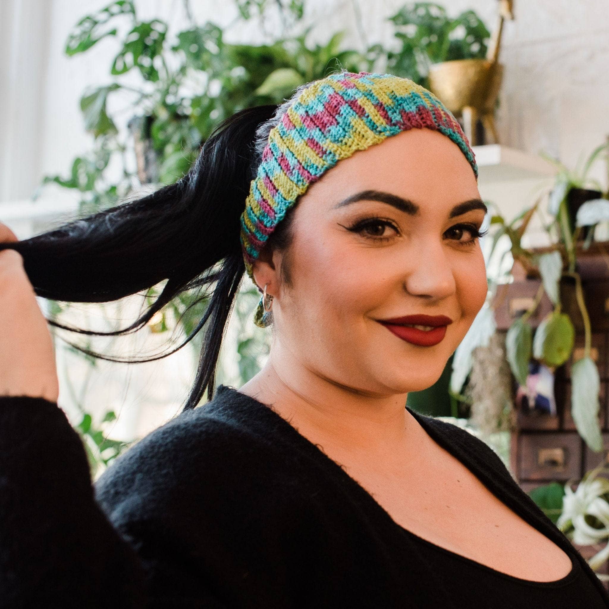 Plume Headband Knit & Crochet Kit