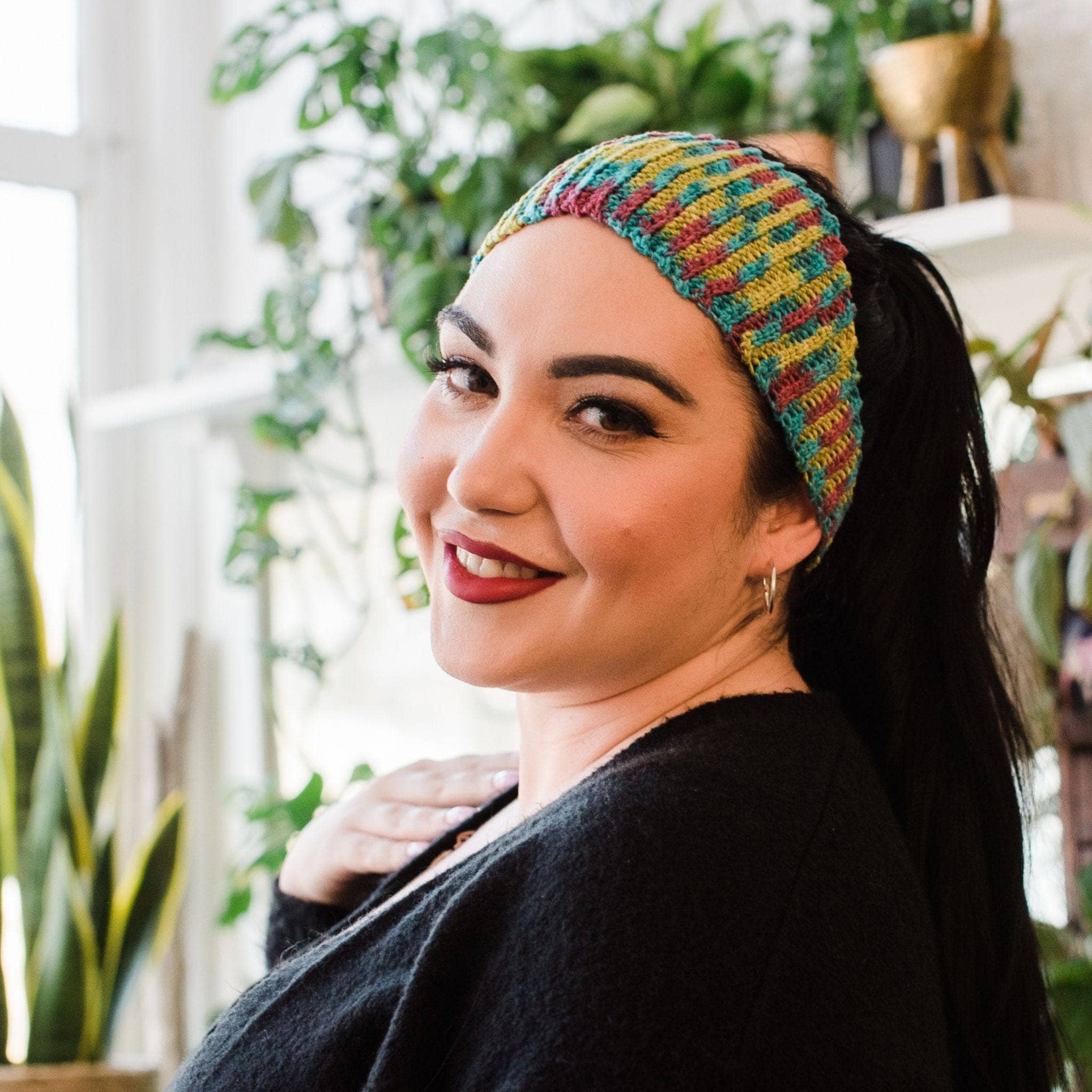 Plume Headband Knit & Crochet Kit