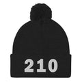 210 Area Code Pom-Pom Beanie