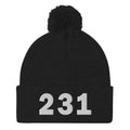 231 Area Code Pom-Pom Beanie