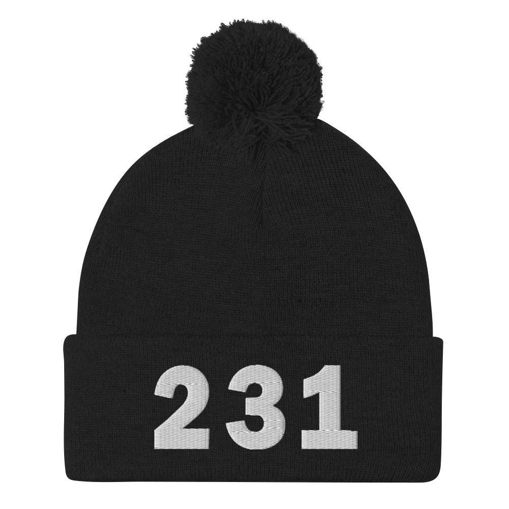 231 Area Code Pom-Pom Beanie