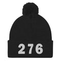276 Area Code Pom-Pom Beanie