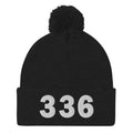 336 Area Code Pom-Pom Beanie