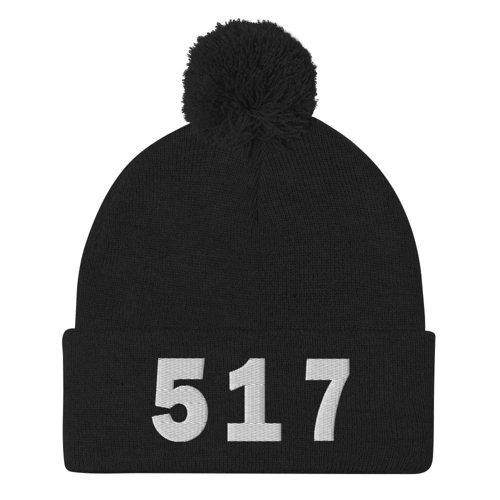 517 Area Code Cuffed Beanie