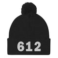 612 Area Code Pom-Pom Beanie