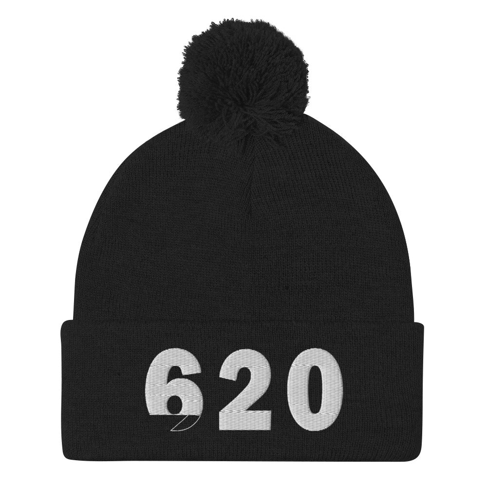620 Area Code Pom-Pom Beanie