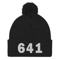 641 Area Code Pom-Pom Beanie