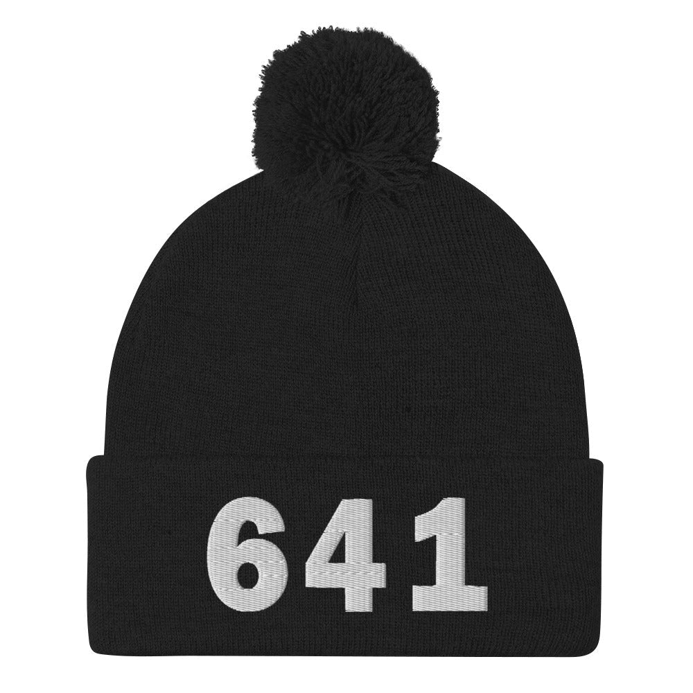 641 Area Code Pom-Pom Beanie