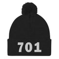 701 Area Code Pom-Pom Beanie