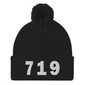 719 Area Code Pom-Pom Beanie