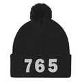 765 Area Code Pom-Pom Beanie
