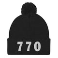 770 Area Code Pom-Pom Beanie