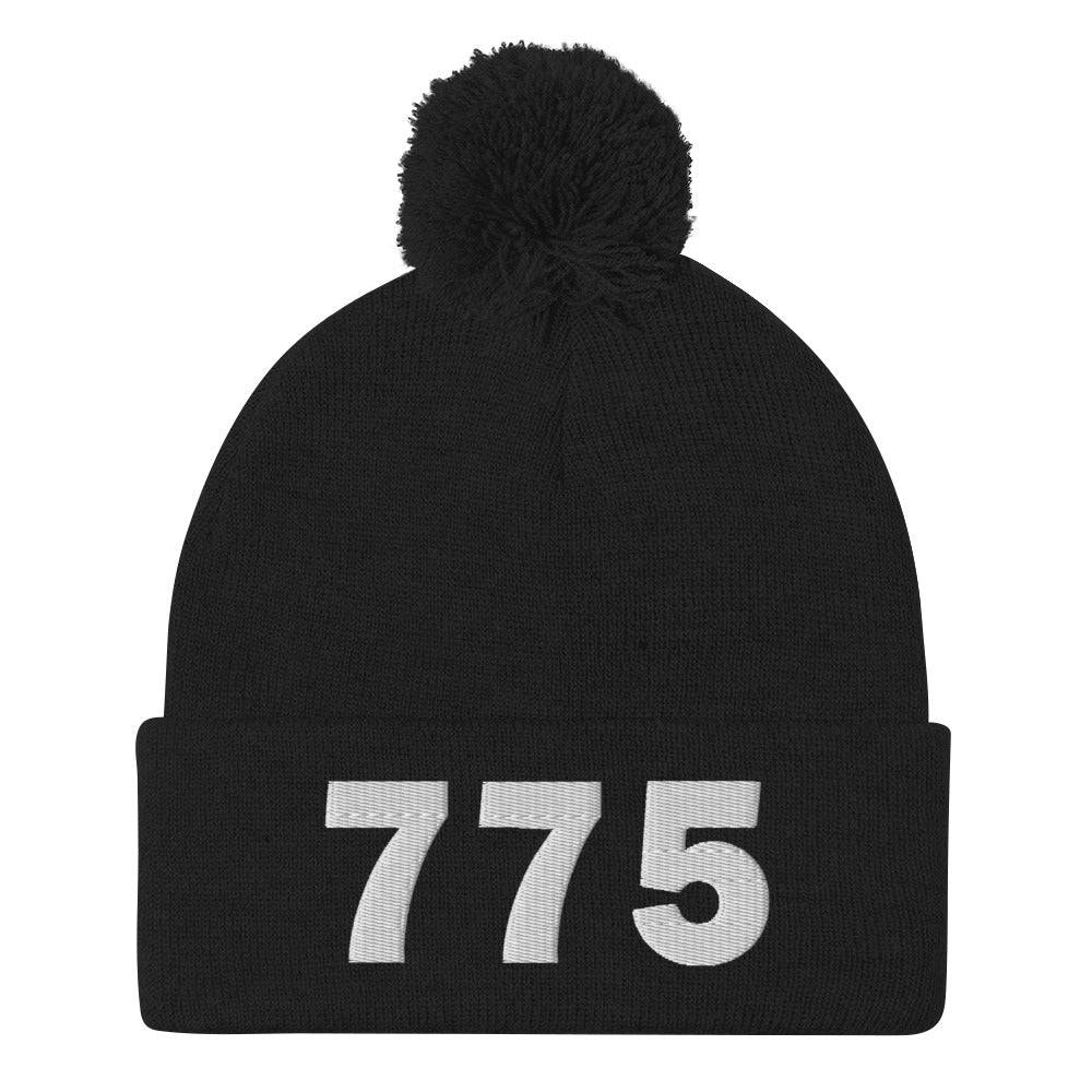 775 Area Code Pom-Pom Beanie