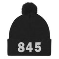 845 Area Code Pom-Pom Beanie