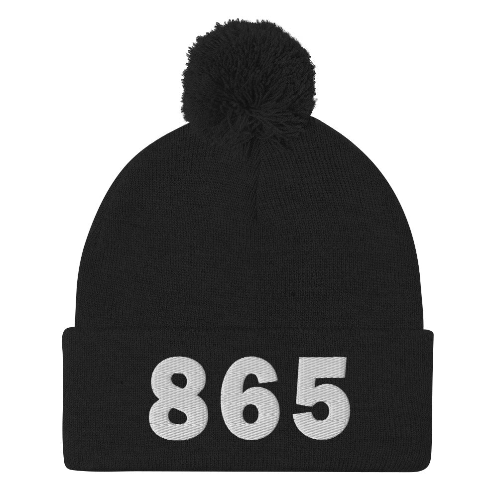 865 Area Code Pom-Pom Beanie