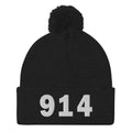 914 Area Code Pom-Pom Beanie