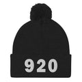 920 Area Code Pom-Pom Beanie
