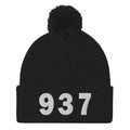 937 Area Code Pom-Pom Beanie